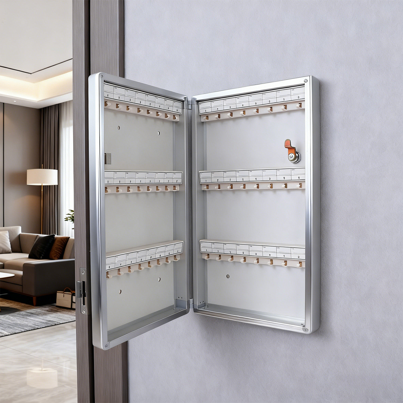 Home Security Key Box - Wandmontage sleutelkast organizer sleutelbox 48 sleutels