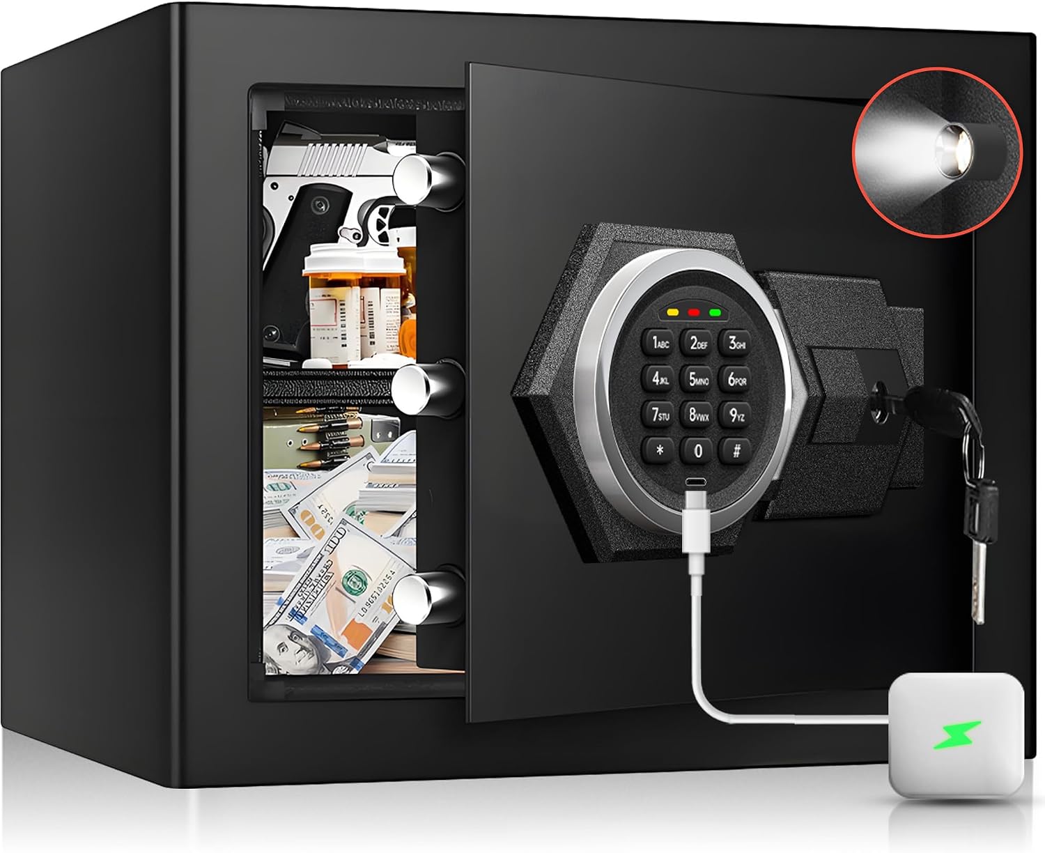 Home Security Key Box - Brandveilige huissafe - Stalen digitale combinatiekluis