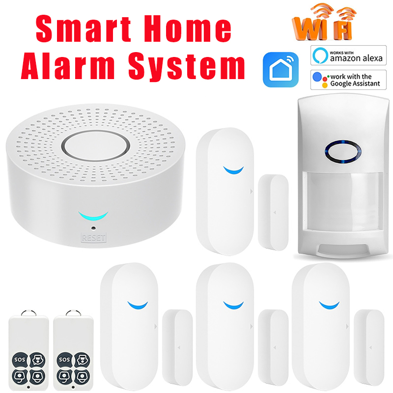 Home Security Alexa - 433MHz Smart Home Tuya WiFi Deursensor