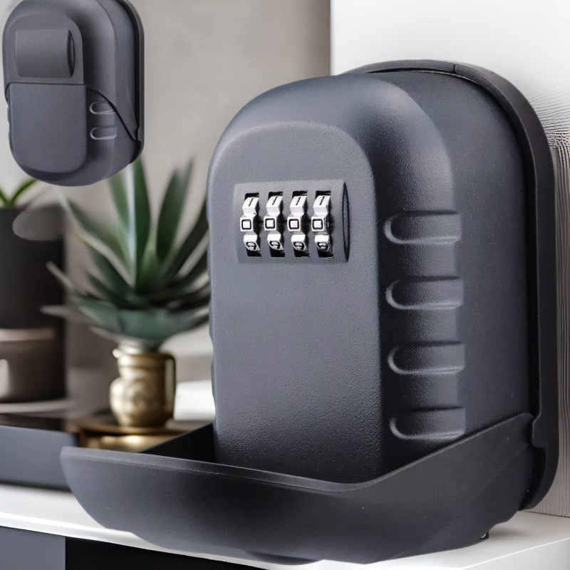 Aan de muur gemonteerde metale - Home Security Key Box recensie en prijs