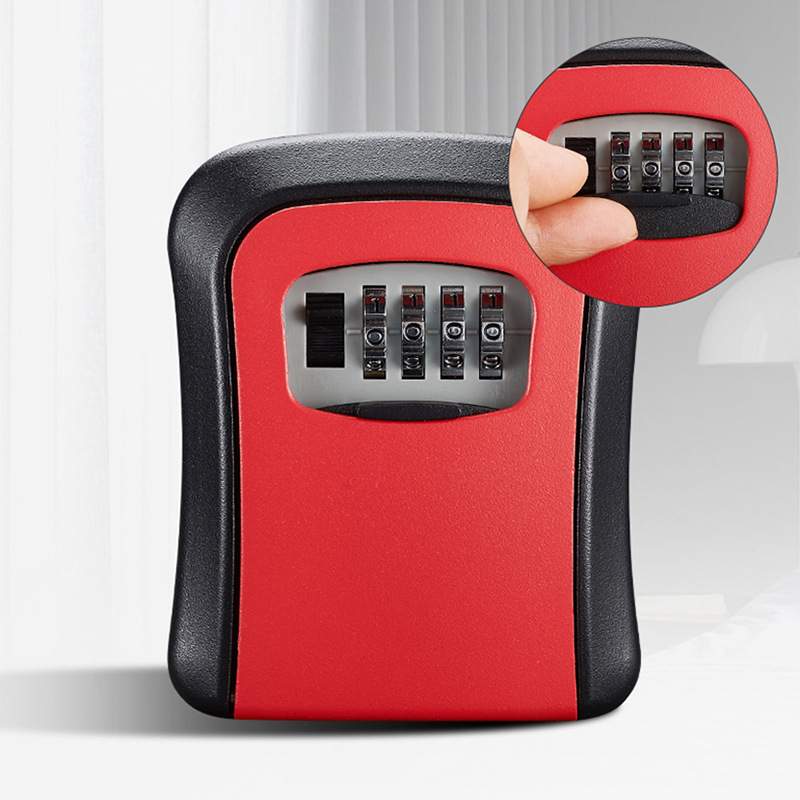Wandmontage sleutelkluis met 4 - Home Security Key Box recensie en prijs