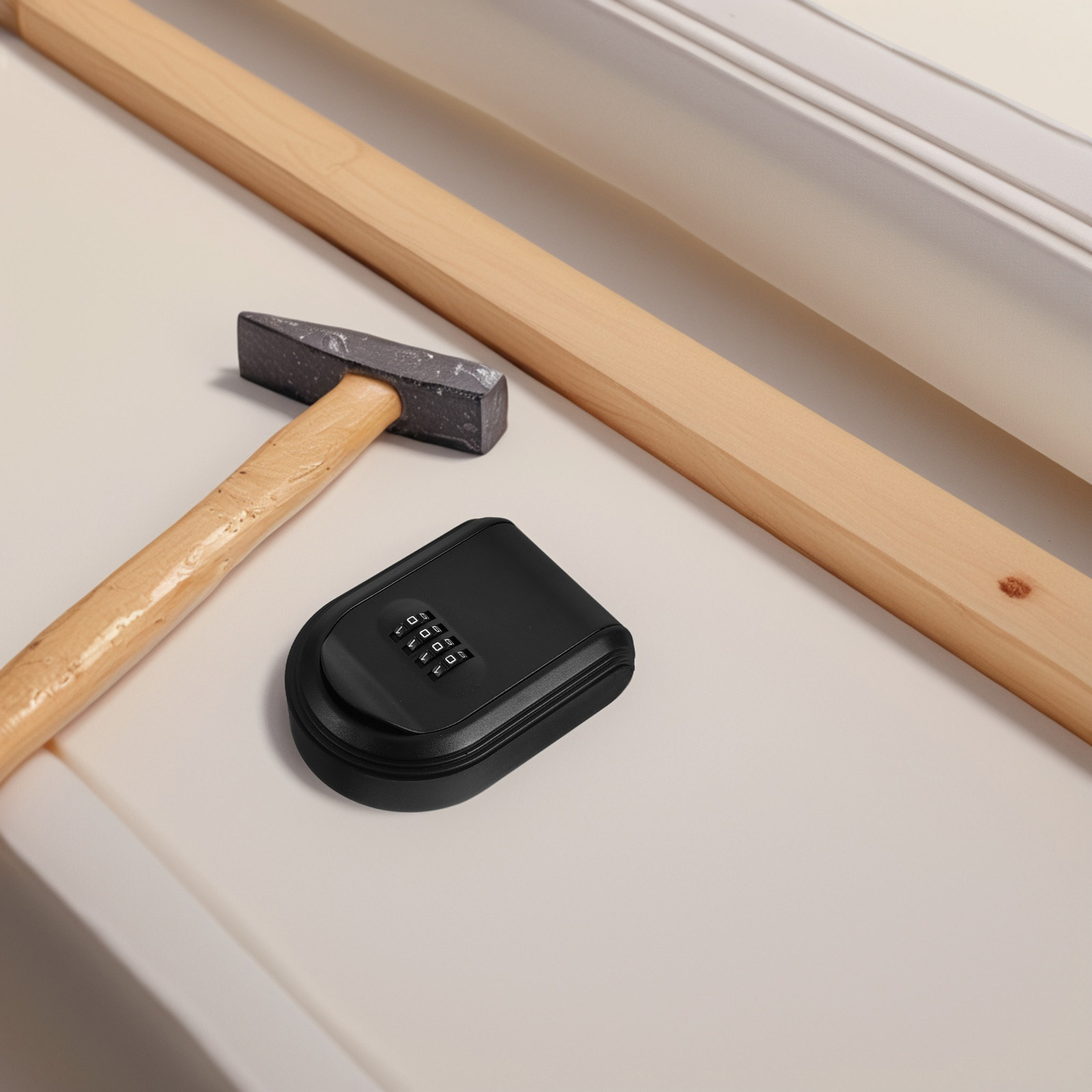 Wandmontage sleutelkast zwart  - Home Security Key Box recensie en prijs