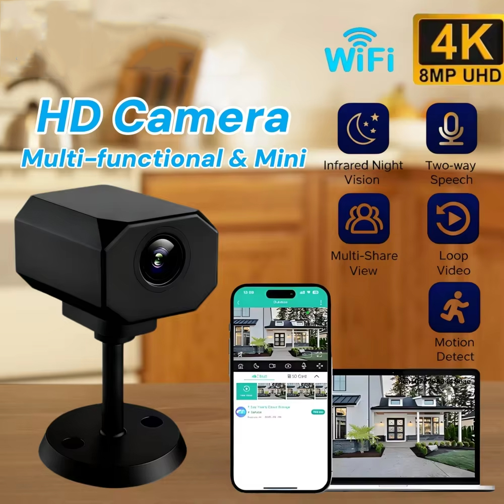 4K HD WiFi-beveiligingscamera  - Home Security Home Assistant recensie en prijs