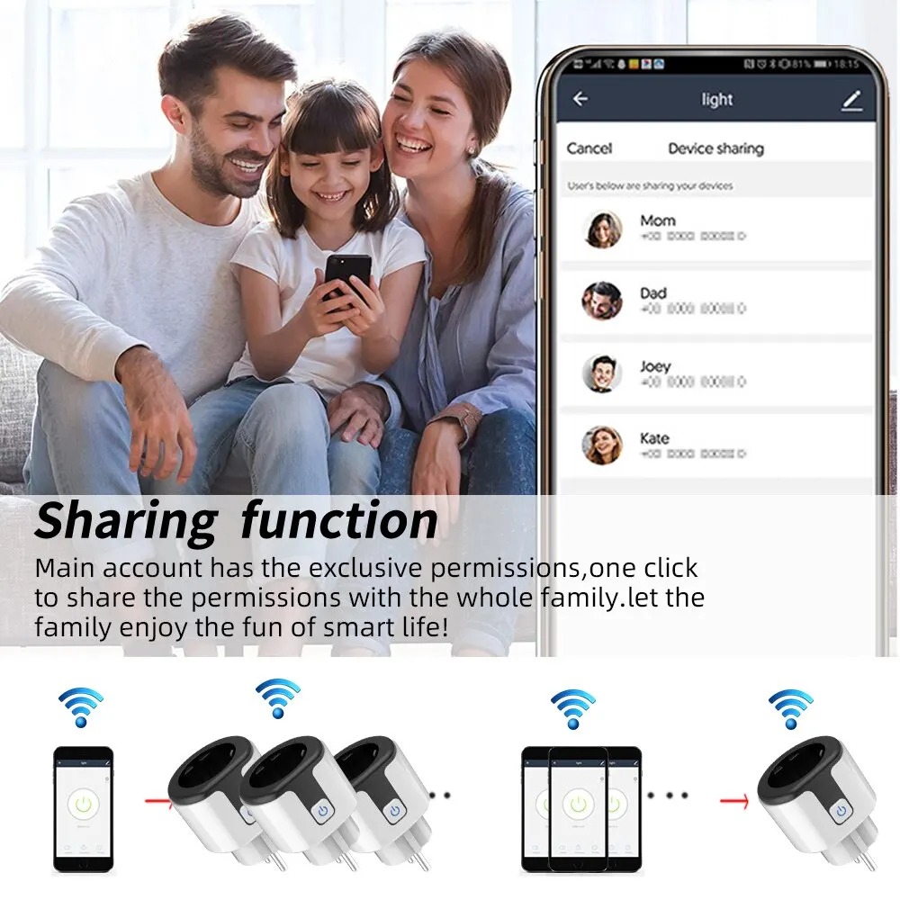 WiFi EU Smart Socket Stekker W - Home Security Alexa recensie en prijs