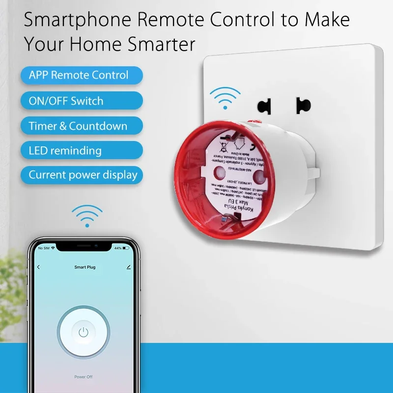 Tuya WiFi Smart Plug Socket EU - Home Security Alexa recensie en prijs