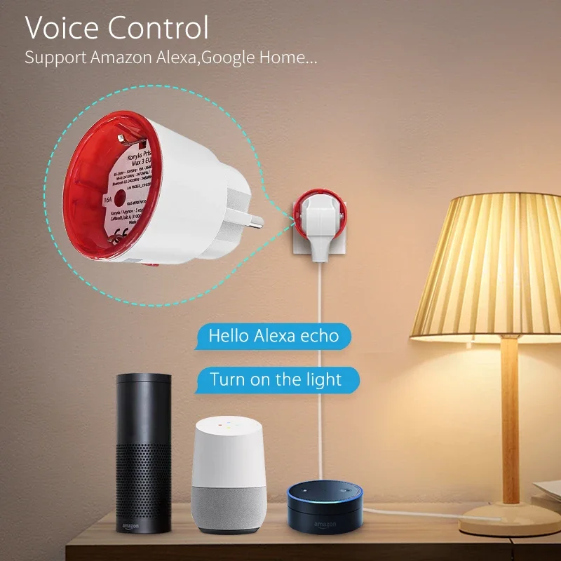 Tuya WiFi Smart Plug Socket EU - Home Security Alexa recensie en prijs