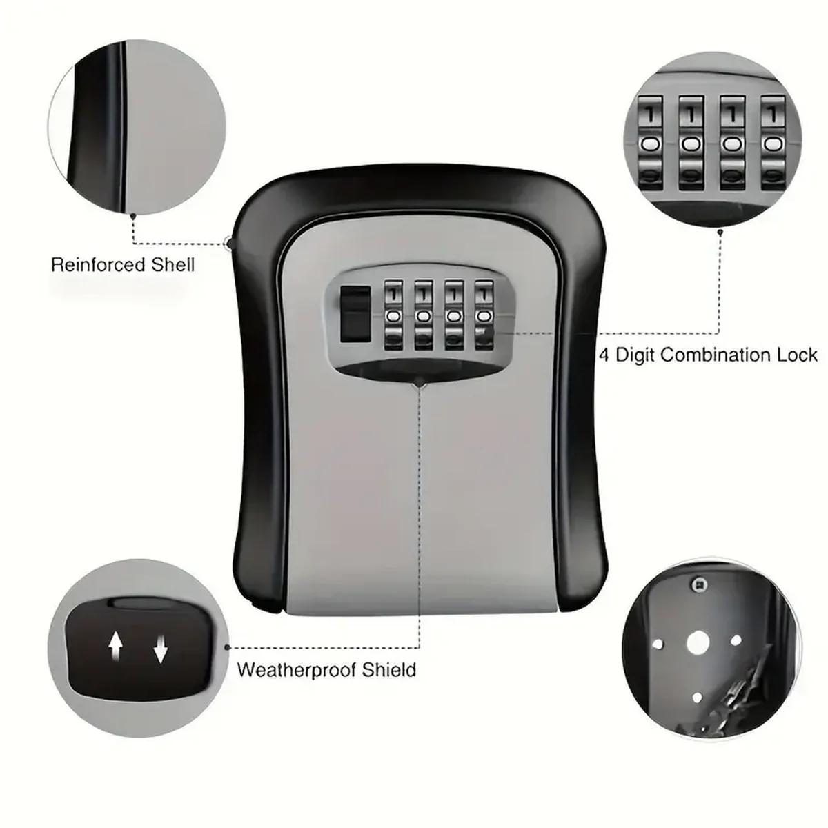 Waterdichte draagbare combinat - Home Security Key Box recensie en prijs