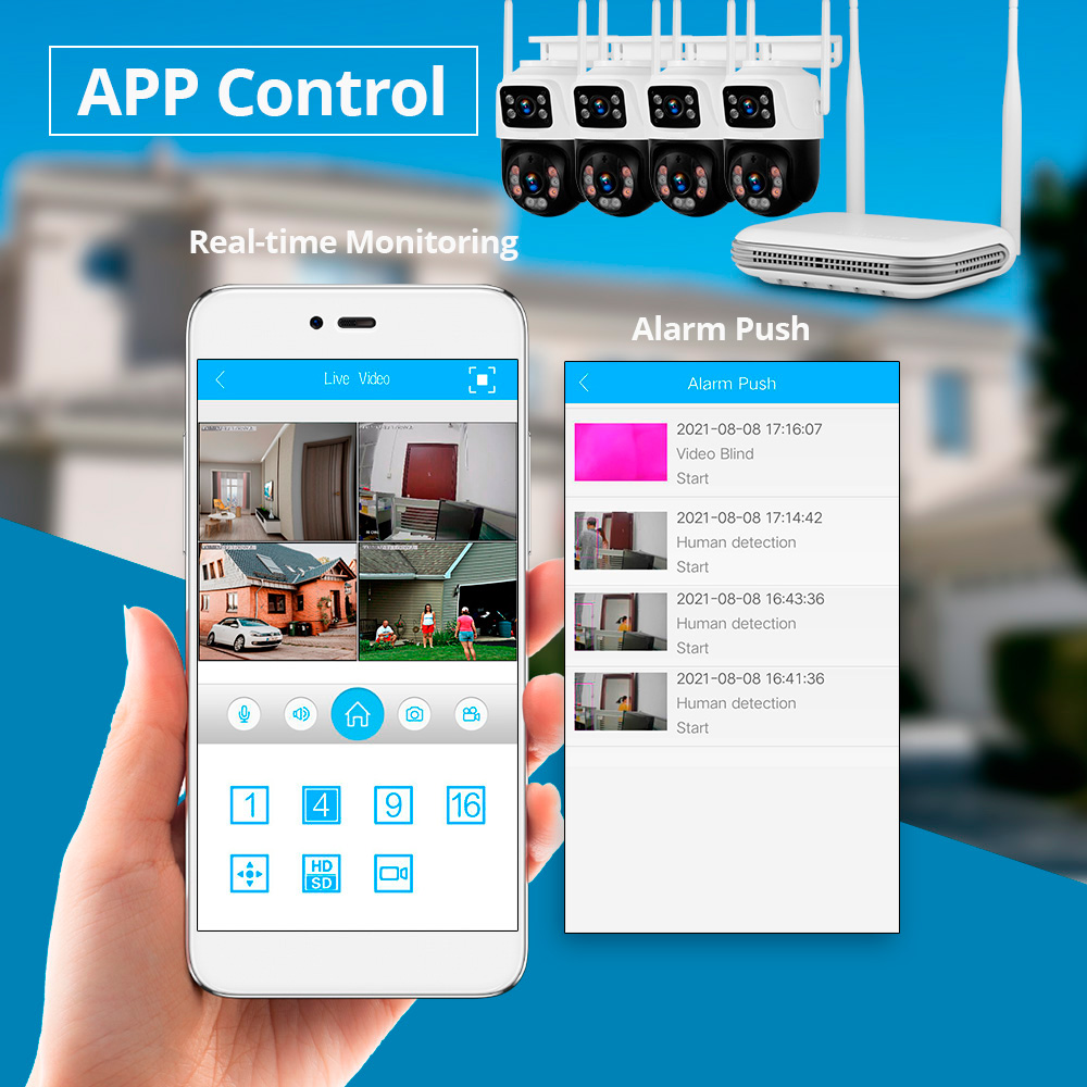KERUI Waterdichte 6MP HD Draad - Home Security Video recensie en prijs