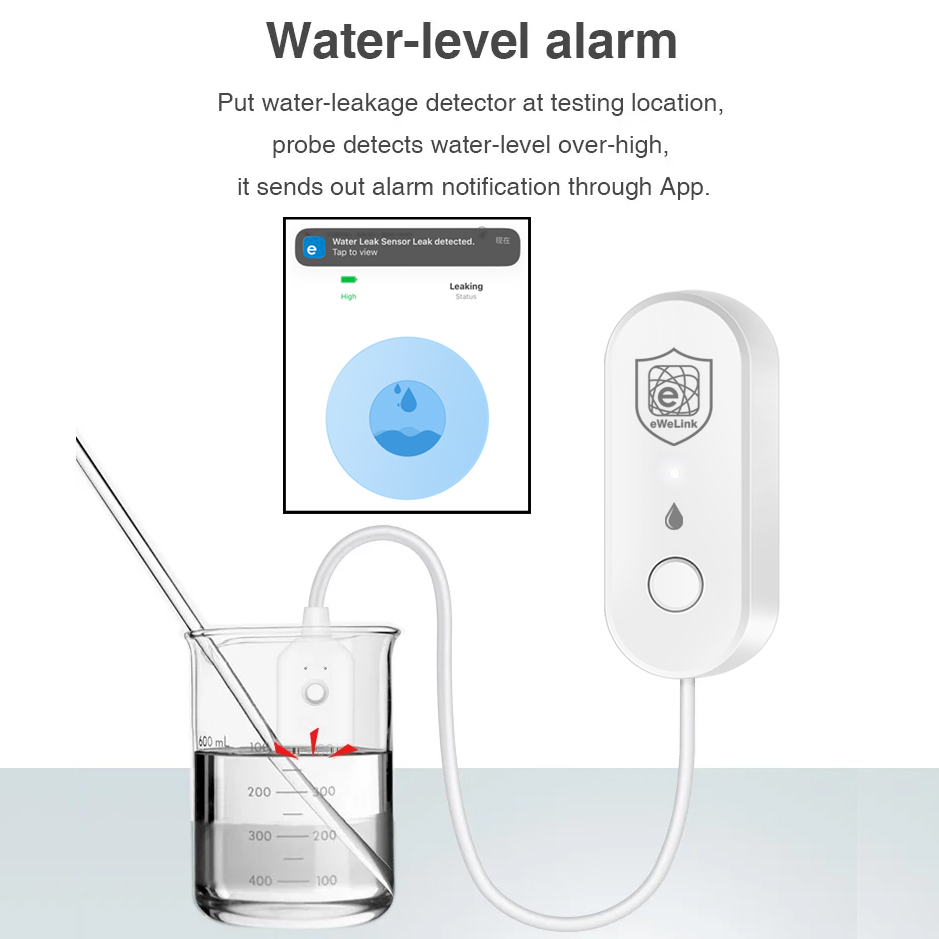 EWelink Zigbee Waterlekkagesen - Home Security Alexa recensie en prijs