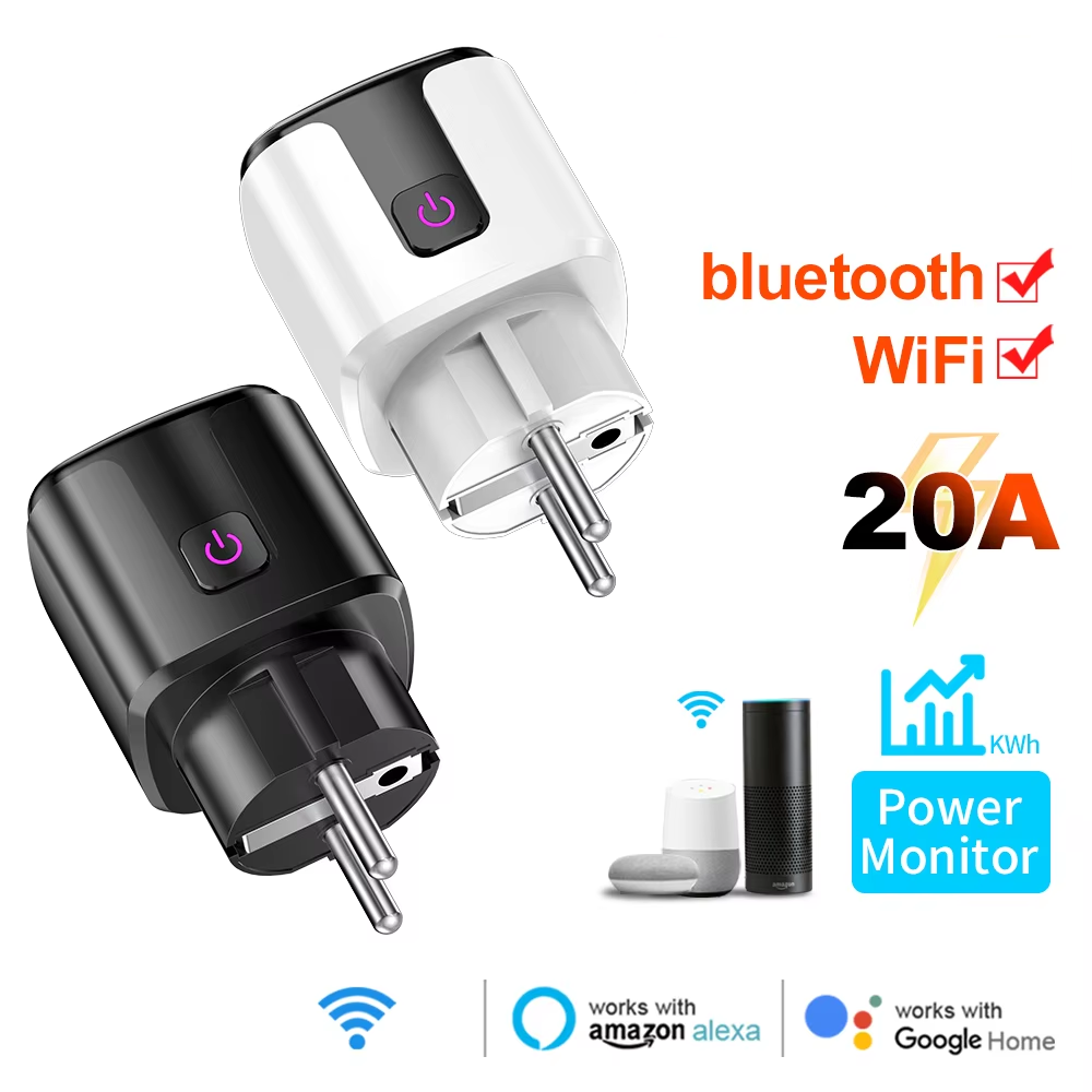 Smart 20A EU-stekker WiFi+Blue - Home Security Alexa recensie en prijs
