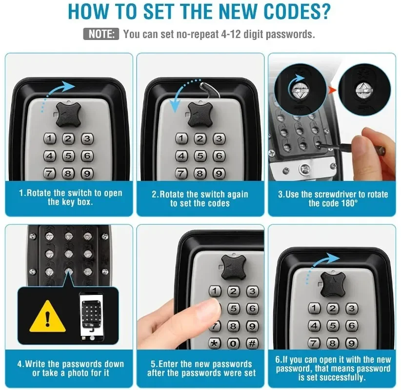 Wachtwoord Key Lock Box Waterd - Home Security Key Box recensie en prijs