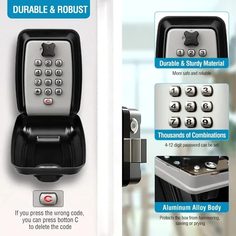 Wachtwoord Key Lock Box Waterd - Home Security Key Box recensie en prijs