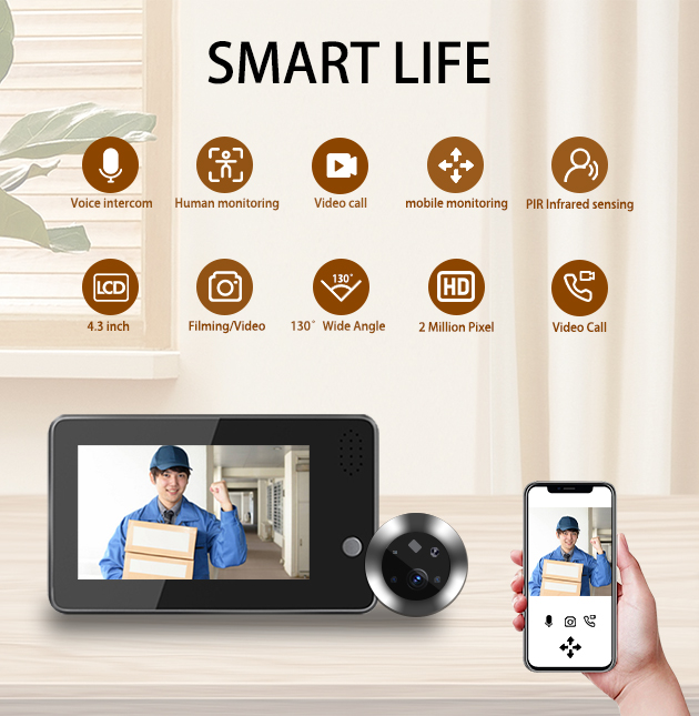 4,3 inch Tuya Smartlife WiFi D - Home Security Video recensie en prijs