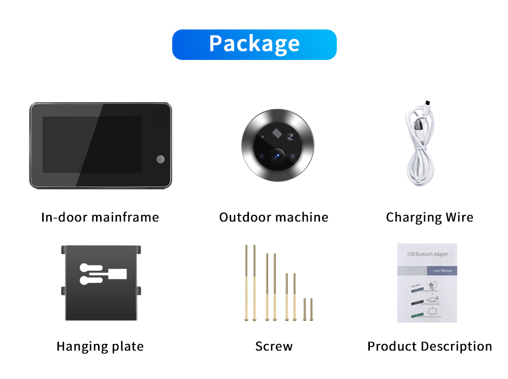 4,3 inch Tuya Smartlife WiFi D - Home Security Video recensie en prijs