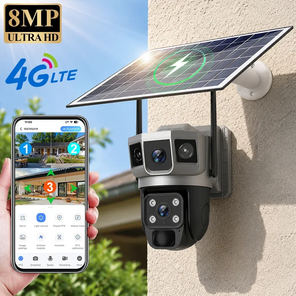 V380 4K 3 Schermen 4G Camera Z - Home Security Tech recensie en prijs