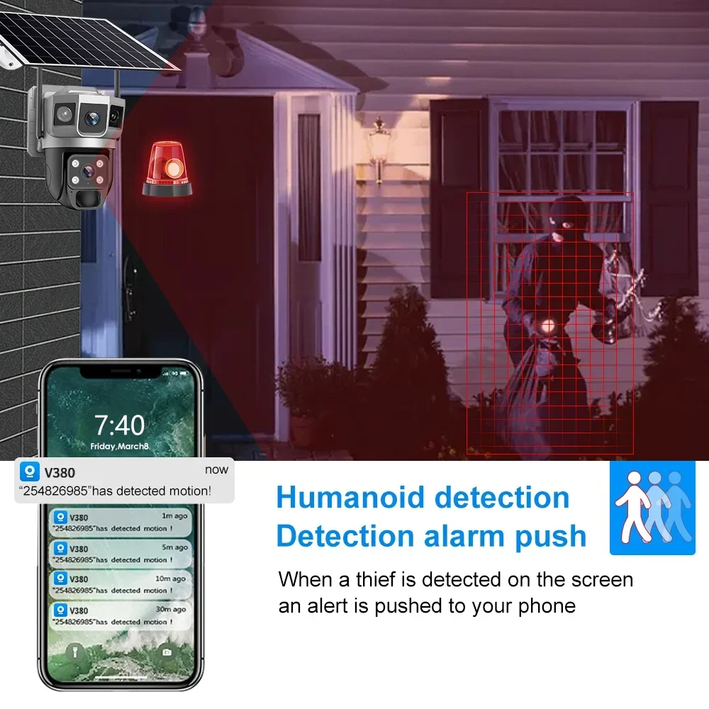 V380 4K 3 Schermen 4G Camera Z - Home Security Tech recensie en prijs
