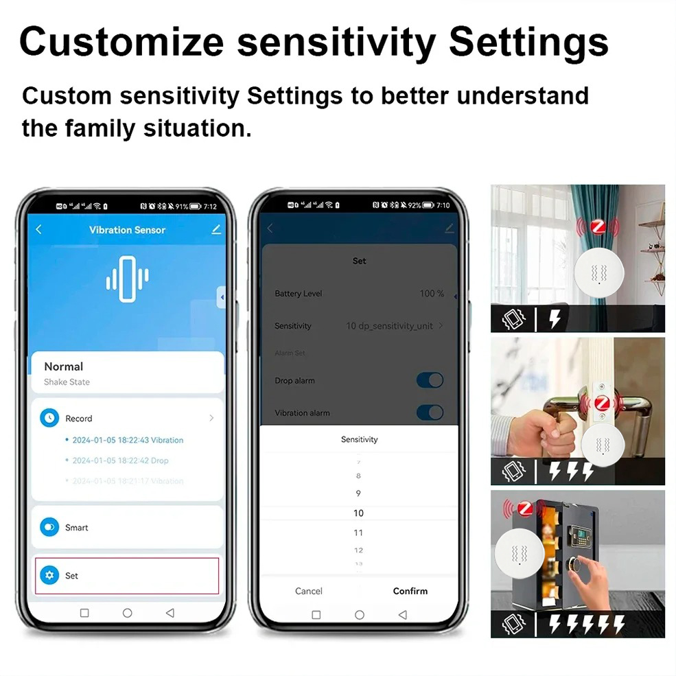 Tuya ZigBee Smart Vibration &  - Home Security Alexa recensie en prijs