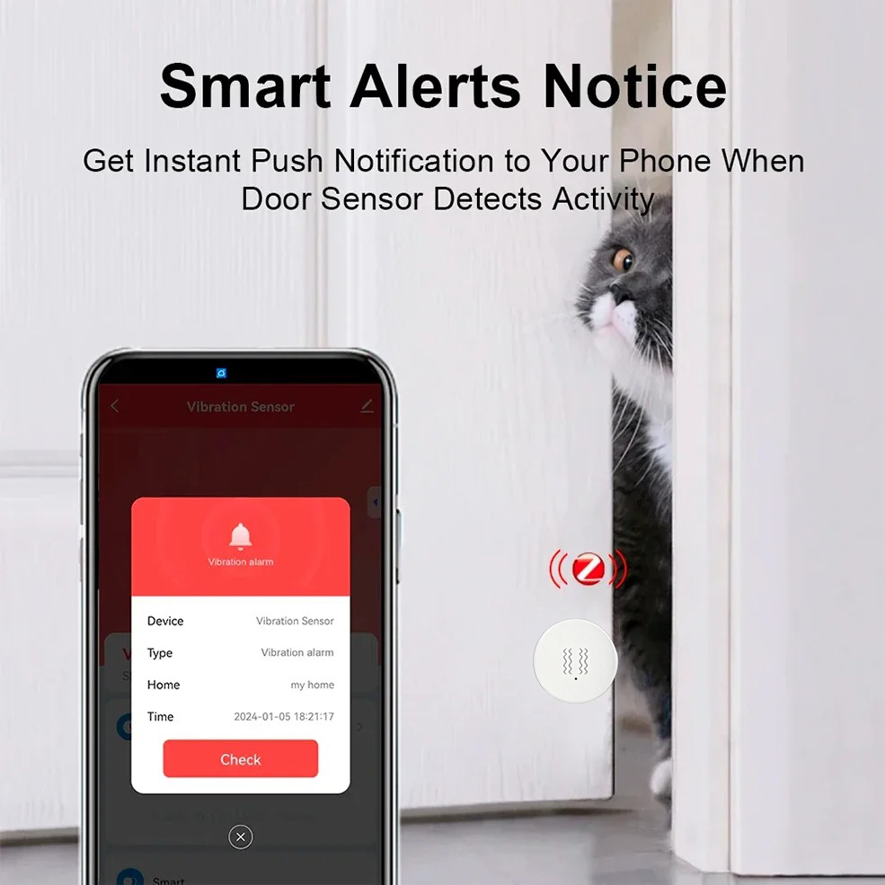 Tuya ZigBee Smart Vibration &  - Home Security Alexa recensie en prijs