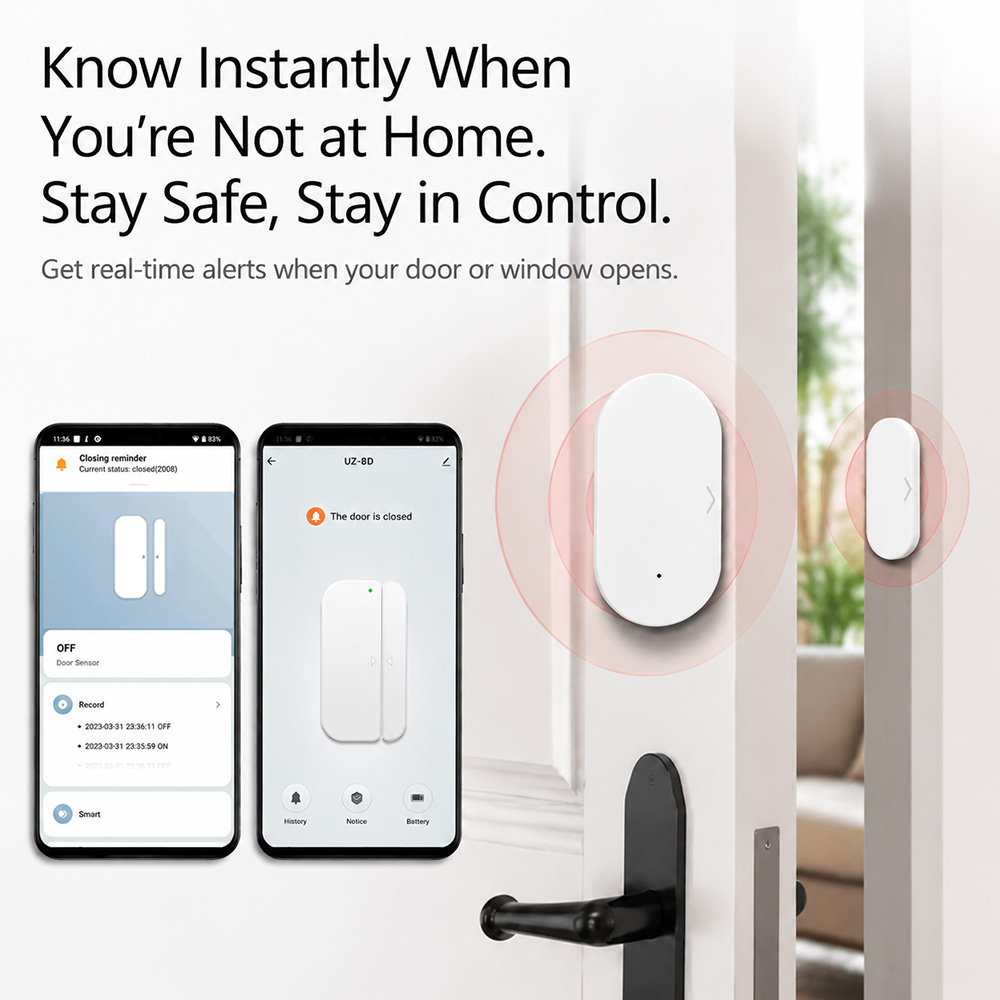 Zigbee 3.0 Deur- en Raamsensor - Home Security Alexa recensie en prijs
