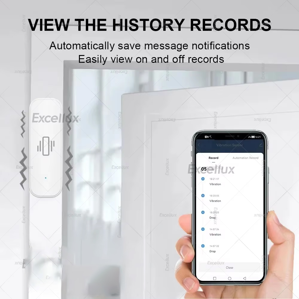 Zigbee Smart Trillingssensor H - Home Security Home Assistant recensie en prijs
