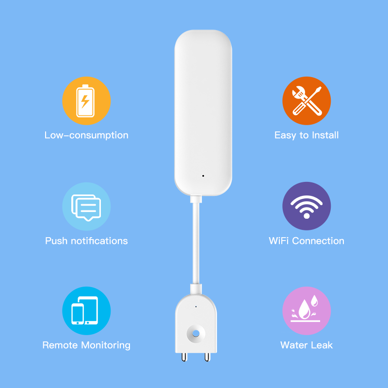 Tuya WiFi ZigBee Watersensor L - Home Security Alexa recensie en prijs