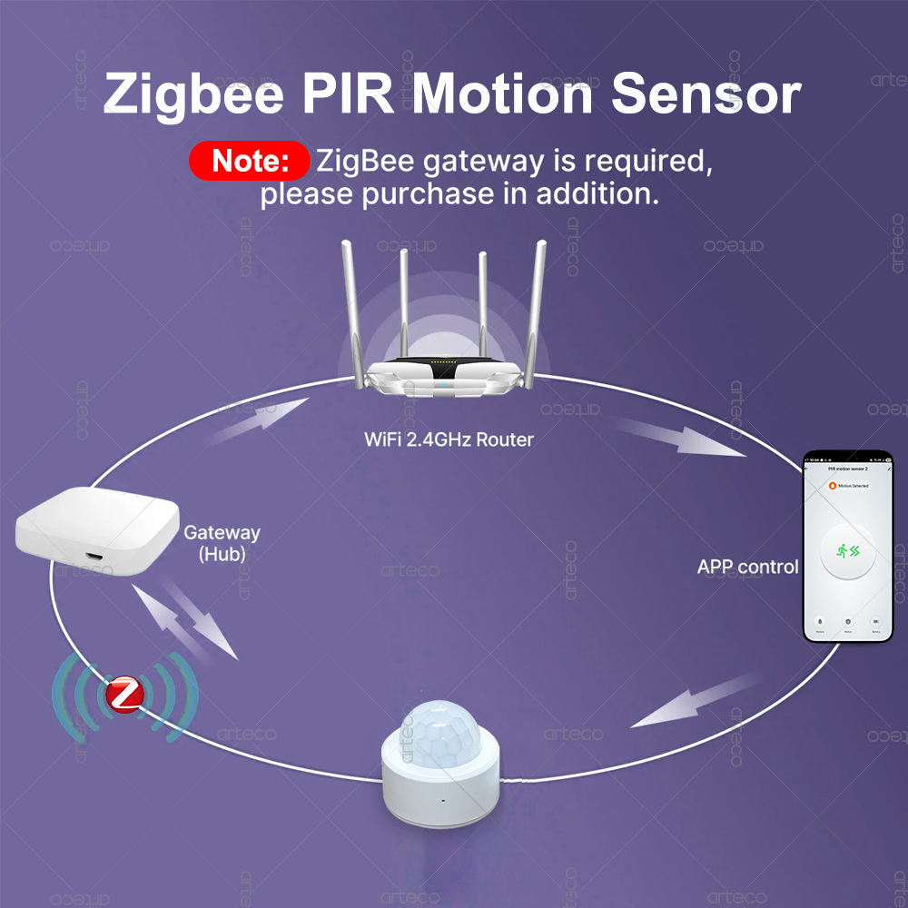 Zigbee 3.0 Mini PIR Bewegingss - Home Security Home Assistant recensie en prijs