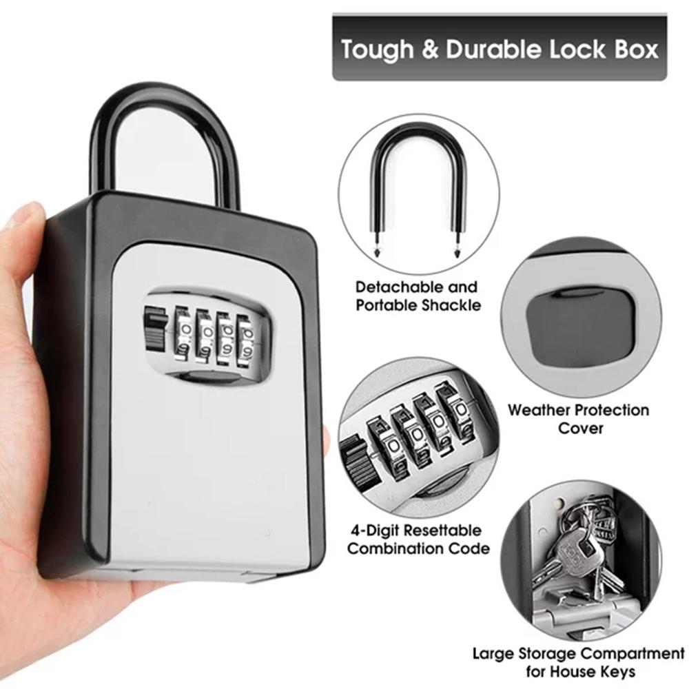 Aan de muur gemonteerde sleute - Home Security Key Box recensie en prijs