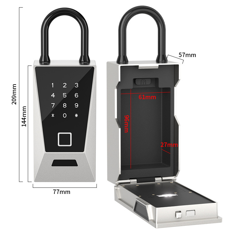 Slimme wachtwoord-vingerafdruk - Home Security Key Box recensie en prijs