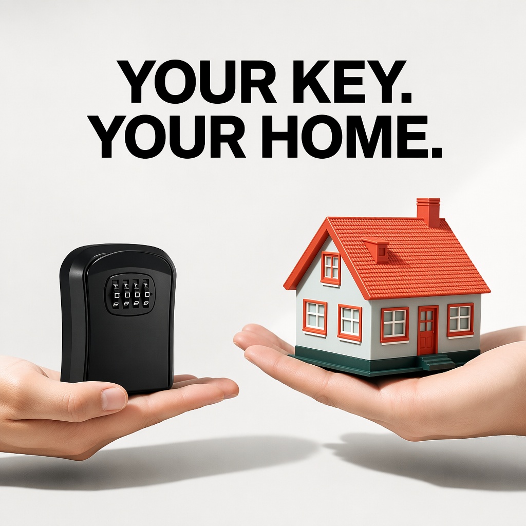 Wandmontage waterdichte sleute - Home Security Key Box recensie en prijs