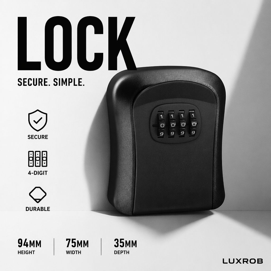 Wandmontage waterdichte sleute - Home Security Key Box recensie en prijs