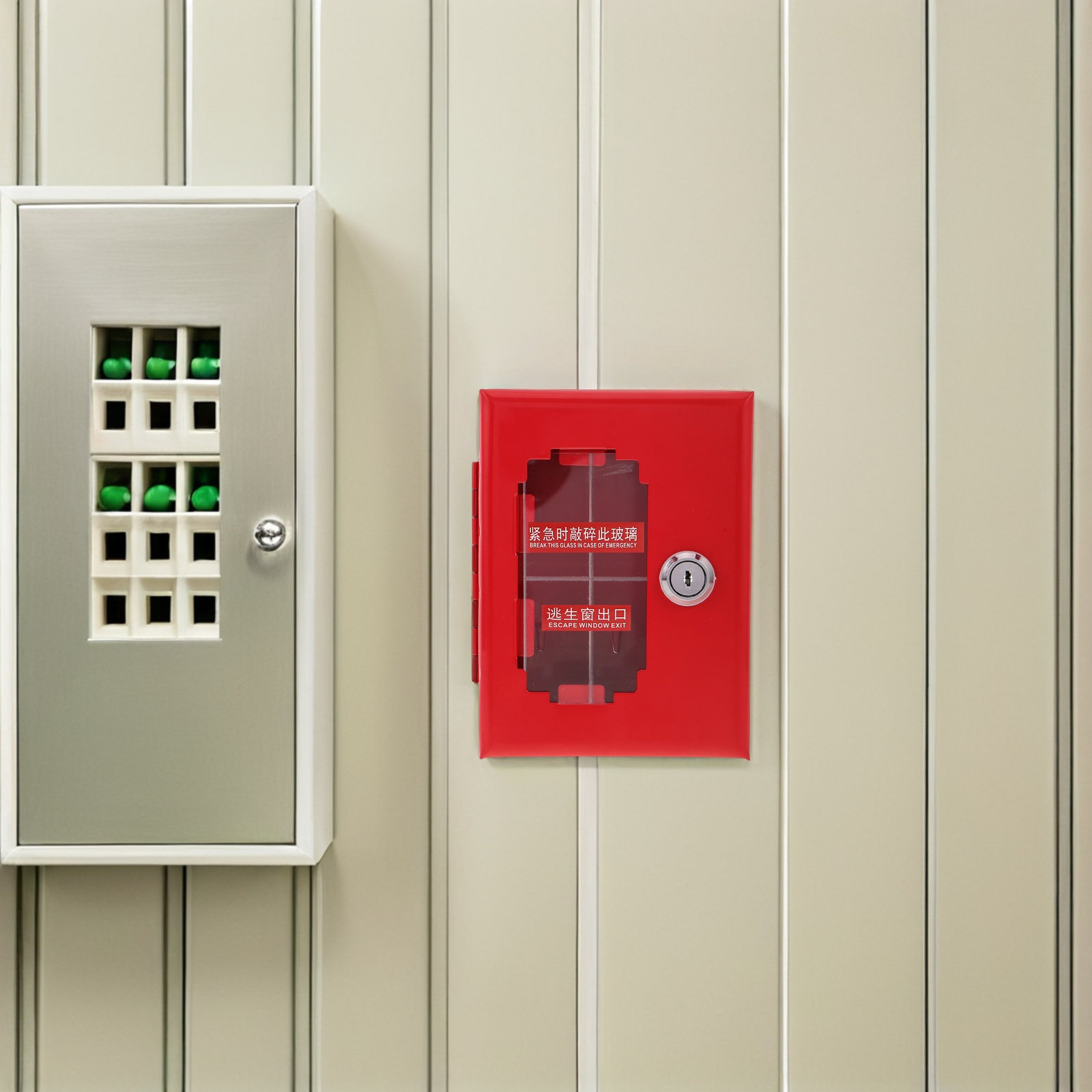 Wandmontage metalen noodslotka - Home Security Key Box recensie en prijs