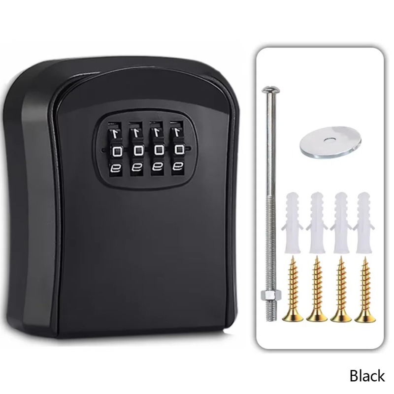 Wandmontage sleutelkluis met 4 - Home Security Key Box recensie en prijs