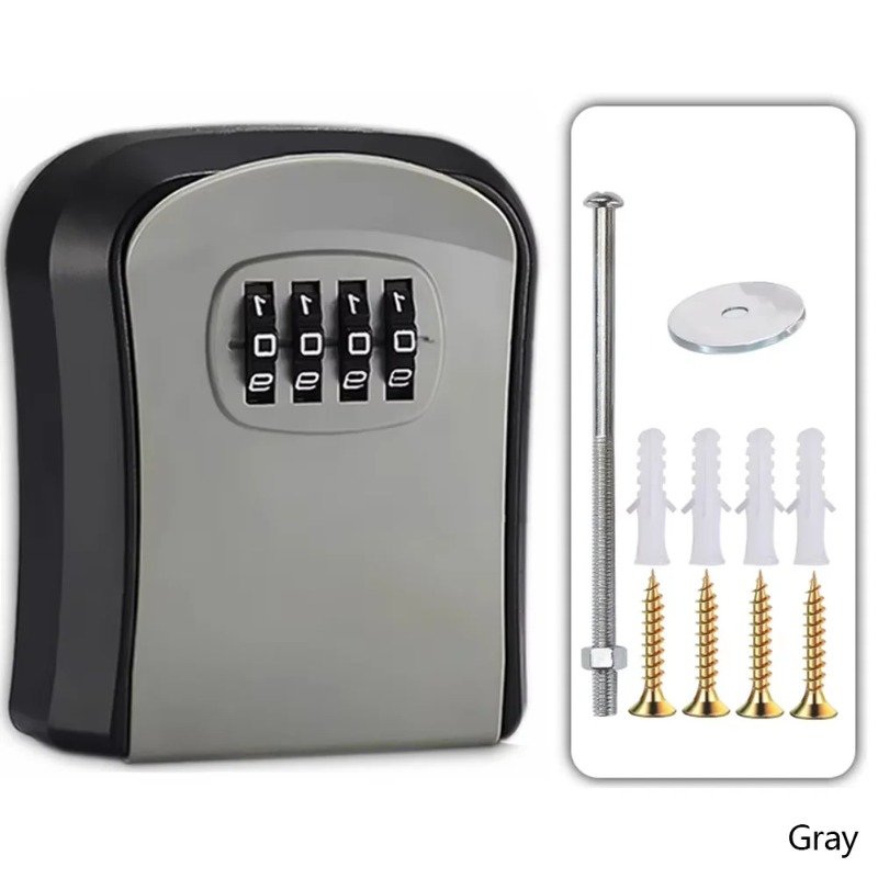 Wandmontage sleutelkluis met 4 - Home Security Key Box recensie en prijs